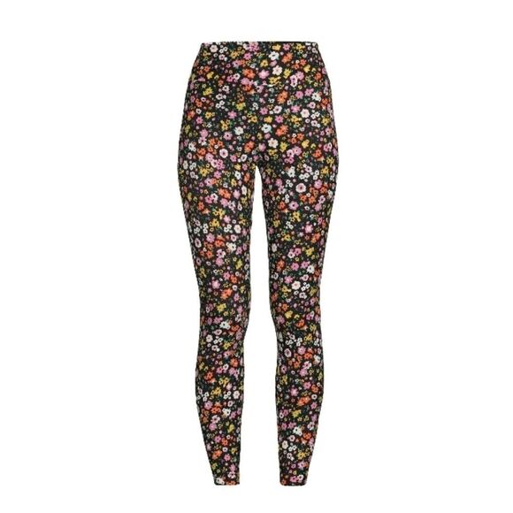 Women's Junior’s Soft Printed Sueded Ankle Leggings Size M - Picture 1 of 5